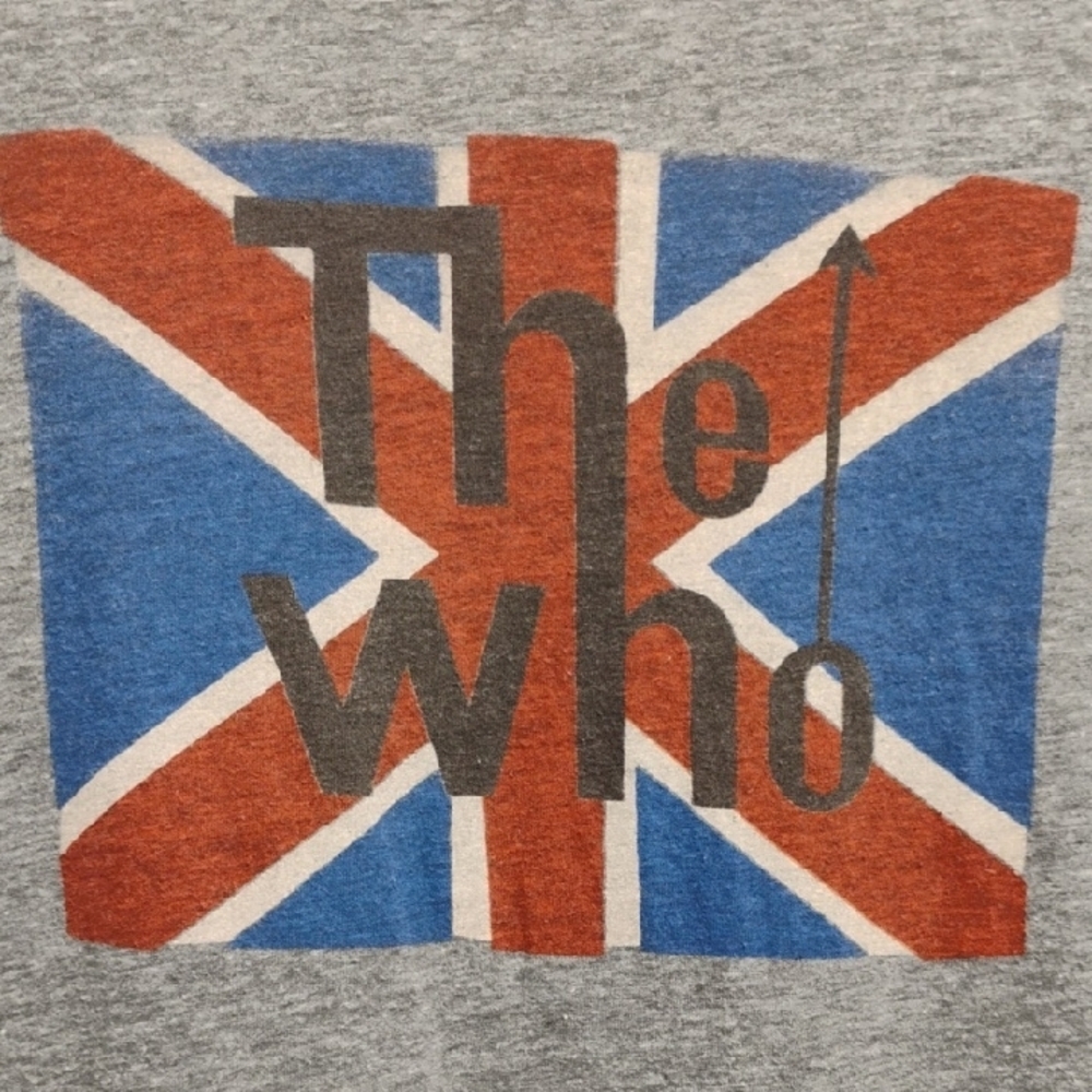 SALE! The Who Lucky Brand Gray 'The Who' Graphic Tee Sz.M (X-67 CRATE) - Picture 2 of 6
